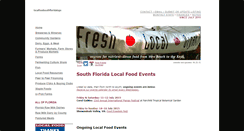 Desktop Screenshot of localfoodsouthflorida.org