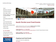 Tablet Screenshot of localfoodsouthflorida.org